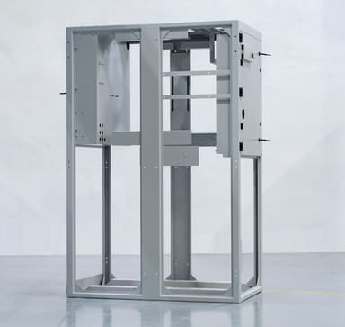 Industrial cabinet for a semiconductor abatement system
